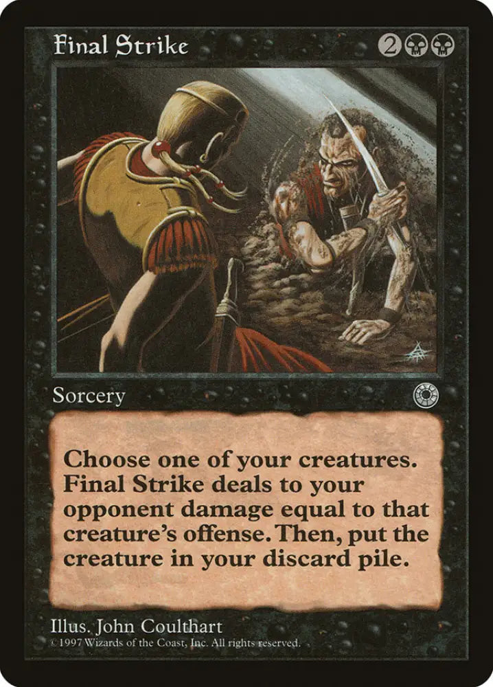 Final Strike [Portal] - MTG Single