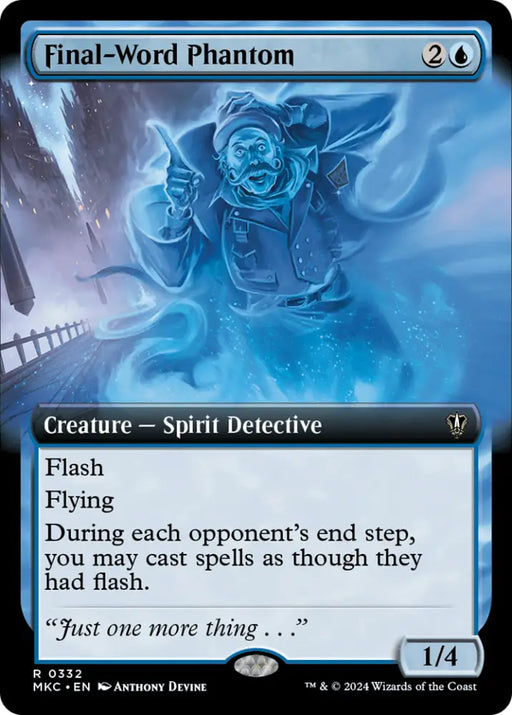 Final-Word Phantom (Extended Art) [Murders at Karlov Manor Commander] - MTG Single