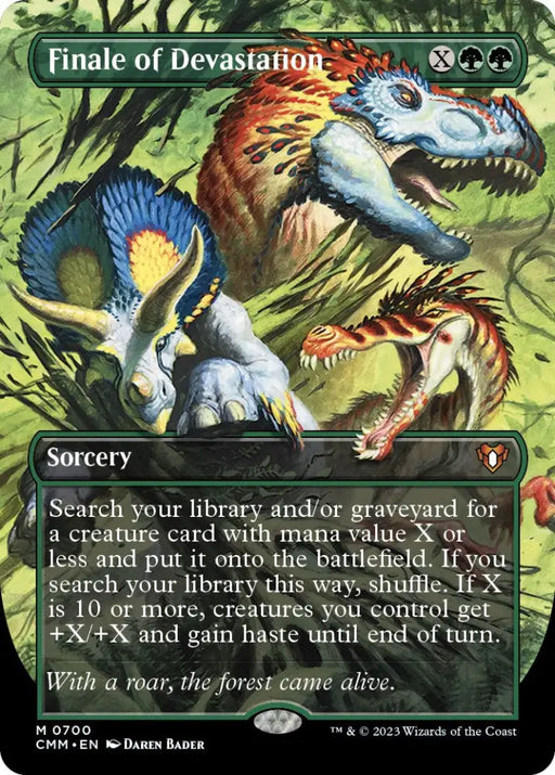 Finale of Devastation (Borderless Alternate Art) [Commander Masters] - MTG Single