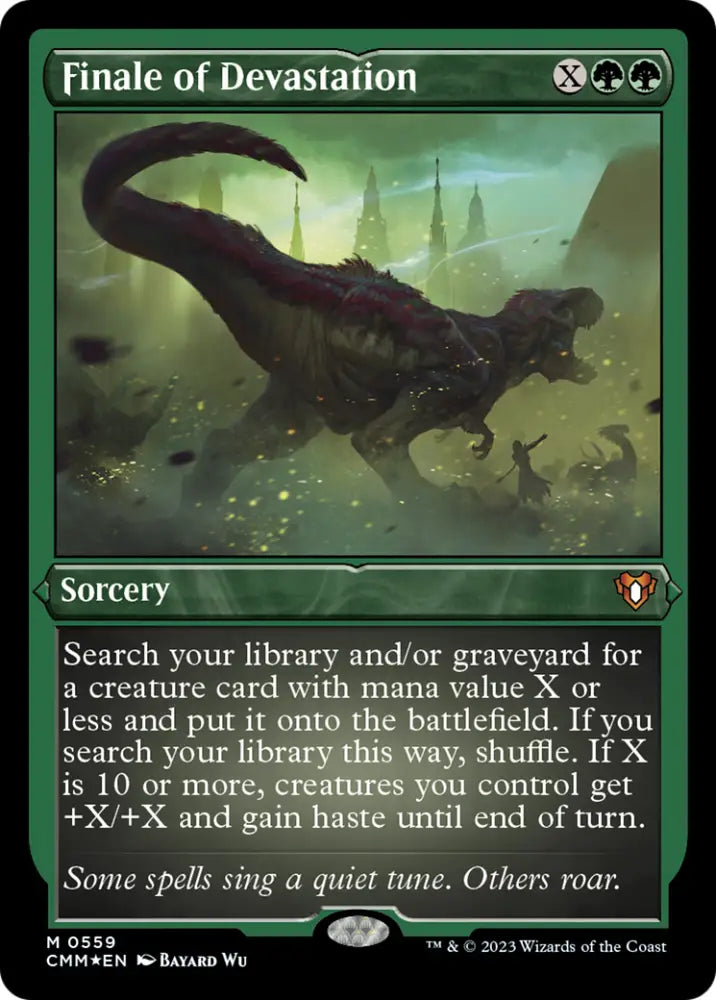 Finale of Devastation (Foil Etched) [Commander Masters] - MTG Single
