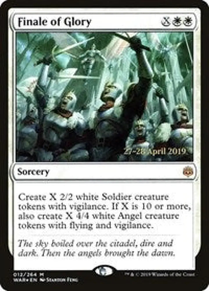 Finale of Glory (12) [Prerelease Cards]