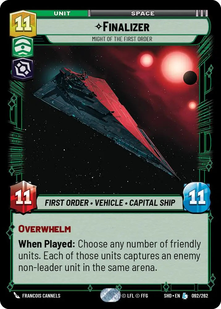 Finalizer - Might of the First Order (092/262) [Shadows of the Galaxy] - Star Wars: Unlimited Single