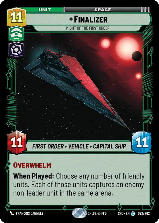 Finalizer - Might of the First Order (092/262) [Shadows of the Galaxy] - Star Wars: Unlimited Single