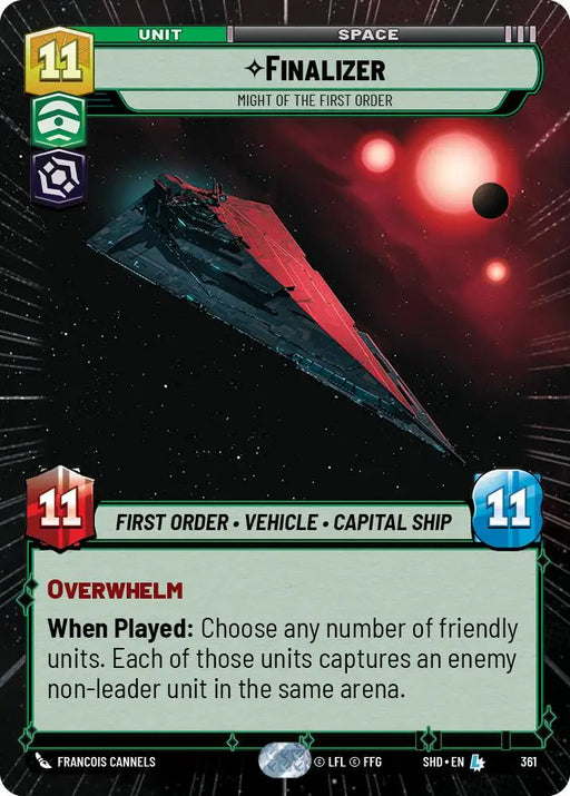 Finalizer - Might of the First Order (Hyperspace) (361) [Shadows of the Galaxy] - Star Wars: Unlimited Single