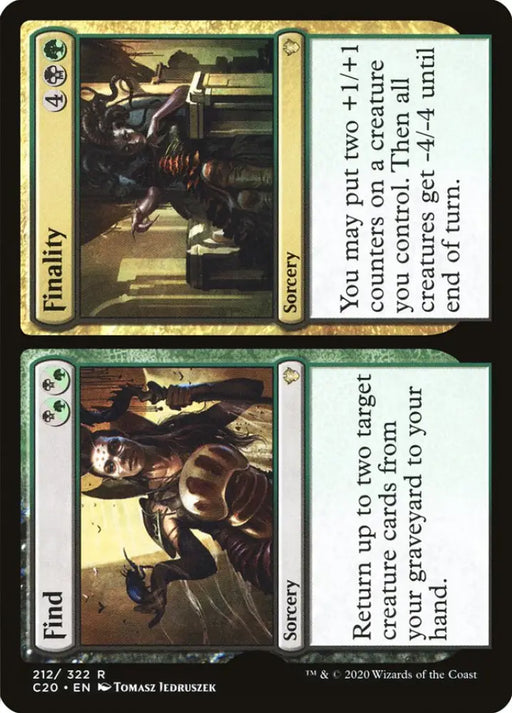 Find // Finality [Commander 2020] - MTG Single
