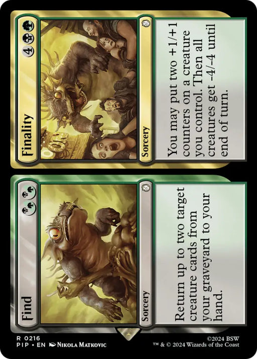 Find // Finality [Fallout] - MTG Single