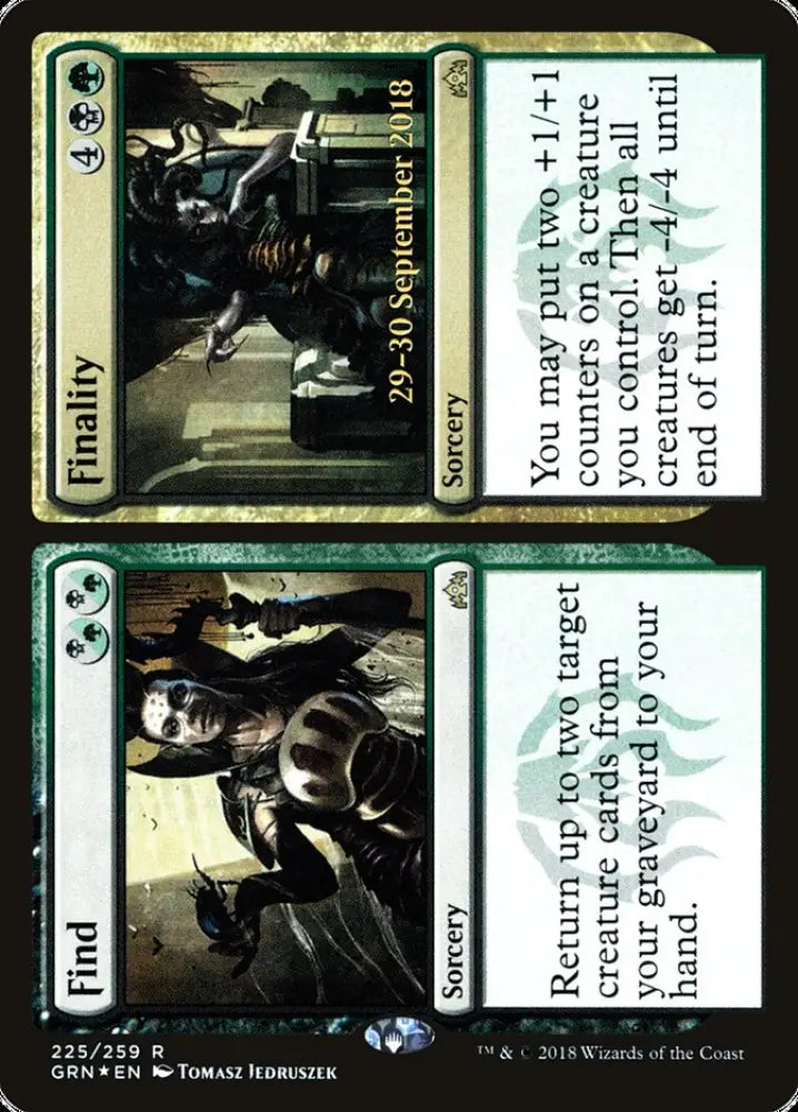 Find // Finality [Guilds of Ravnica Prerelease Promos] - MTG Single