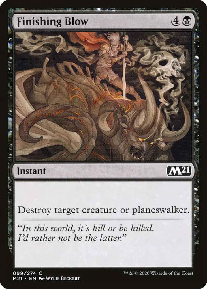 Finishing Blow [Core Set 2021] - MTG Single