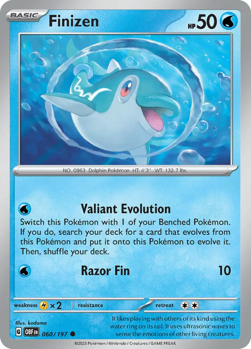 Finizen (060/197) [Scarlet & Violet: Obsidian Flames] - Pokemon Single
