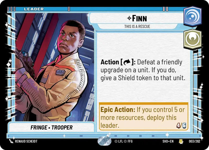 Finn - This is a Rescue (003/262) [Shadows of the Galaxy] - Star Wars: Unlimited Single