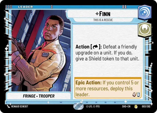 Finn - This is a Rescue (003/262) [Shadows of the Galaxy] - Star Wars: Unlimited Single