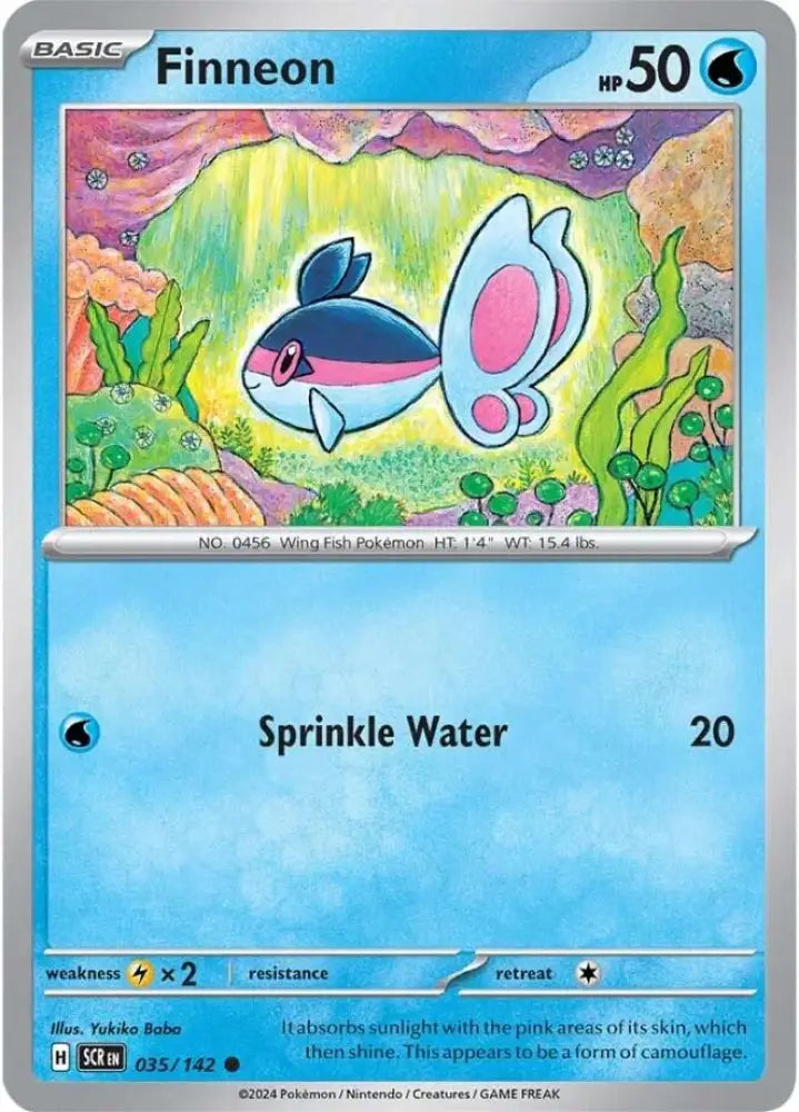 Finneon (035/142) [Scarlet & Violet: Stellar Crown] - Pokemon Single