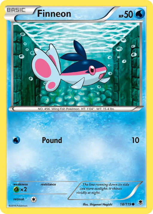 Finneon (18/119) [XY: Phantom Forces] - Pokemon Single