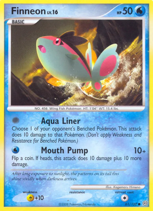 Finneon (61/100) [Diamond & Pearl: Stormfront] - Pokemon Single