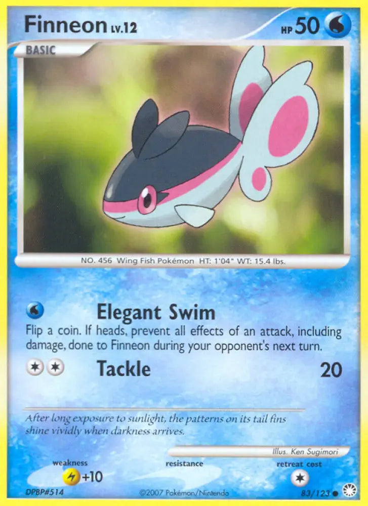 Finneon (83/123) [Diamond & Pearl: Mysterious Treasures] - Pokemon Single