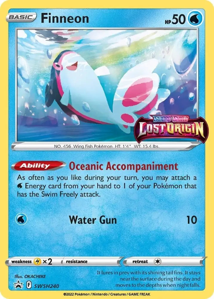 Finneon (SWSH240) [Sword & Shield: Black Star Promos] - Pokemon Single