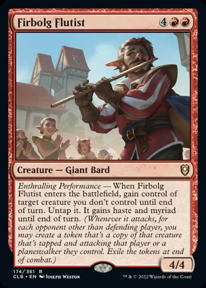 Firbolg Flutist [Commander Legends: Battle for Baldur’s Gate] - MTG Single
