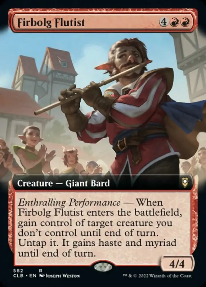 Firbolg Flutist (Extended Art) [Commander Legends: Battle for Baldur’s Gate] - MTG Single