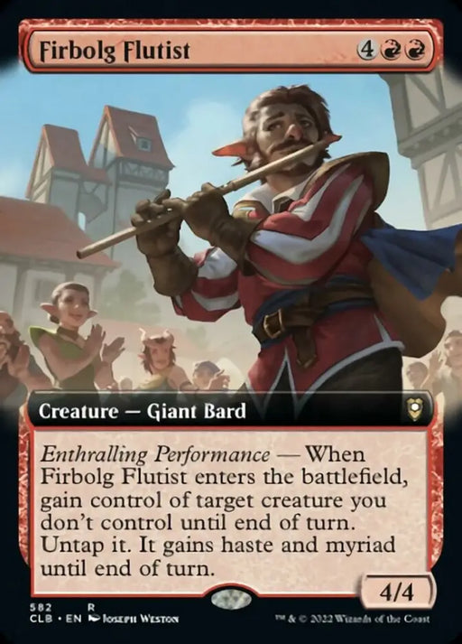 Firbolg Flutist (Extended Art) [Commander Legends: Battle for Baldur’s Gate] - MTG Single
