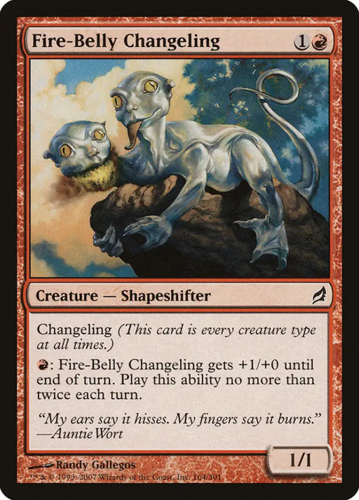 Fire-Belly Changeling [Lorwyn] - MTG Single