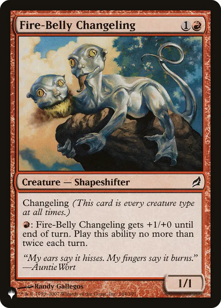 Fire-Belly Changeling [The List] - MTG Single