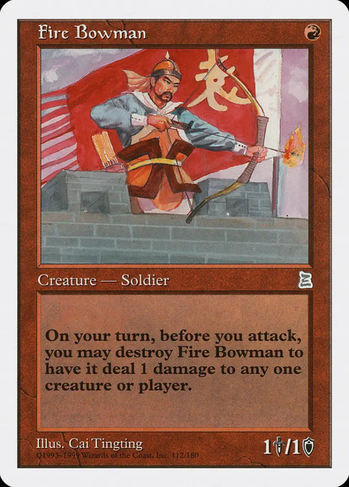 Fire Bowman [Portal Three Kingdoms] - MTG Single