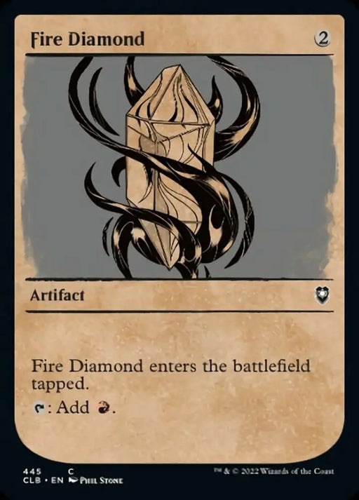 Fire Diamond (Showcase) [Commander Legends: Battle for Baldur’s Gate] - MTG Single
