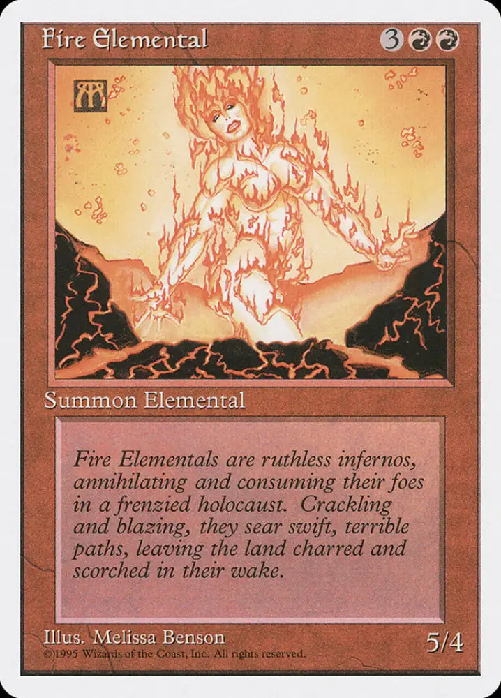 Fire Elemental [Fourth Edition] - MTG Single