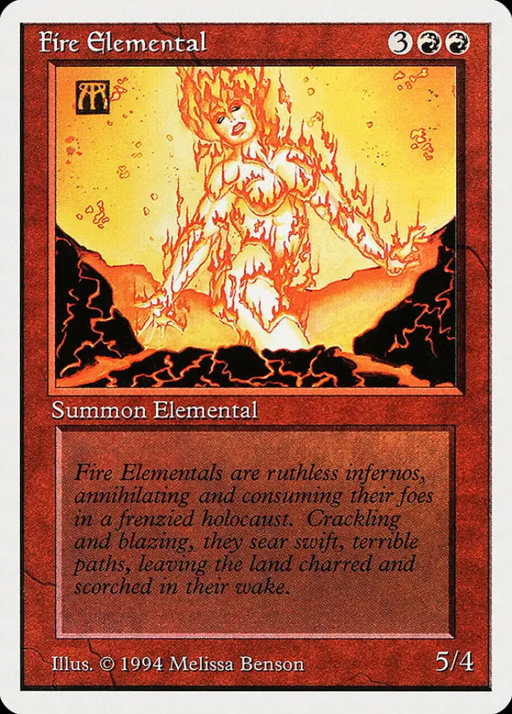 Fire Elemental [Summer Magic / Edgar] - MTG Single
