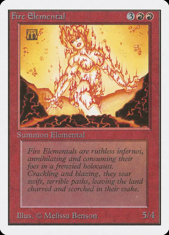 Fire Elemental [Unlimited Edition] - MTG Single