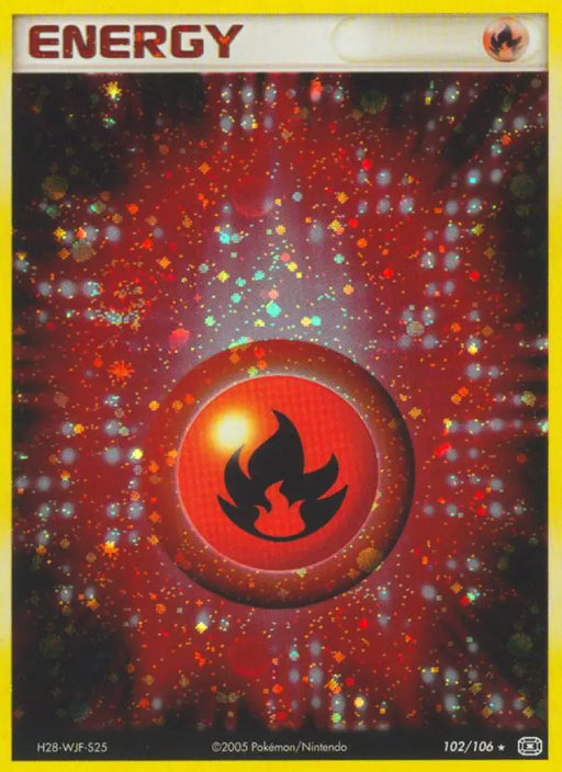 Fire Energy (102/106) [EX: Emerald] - Pokemon Single