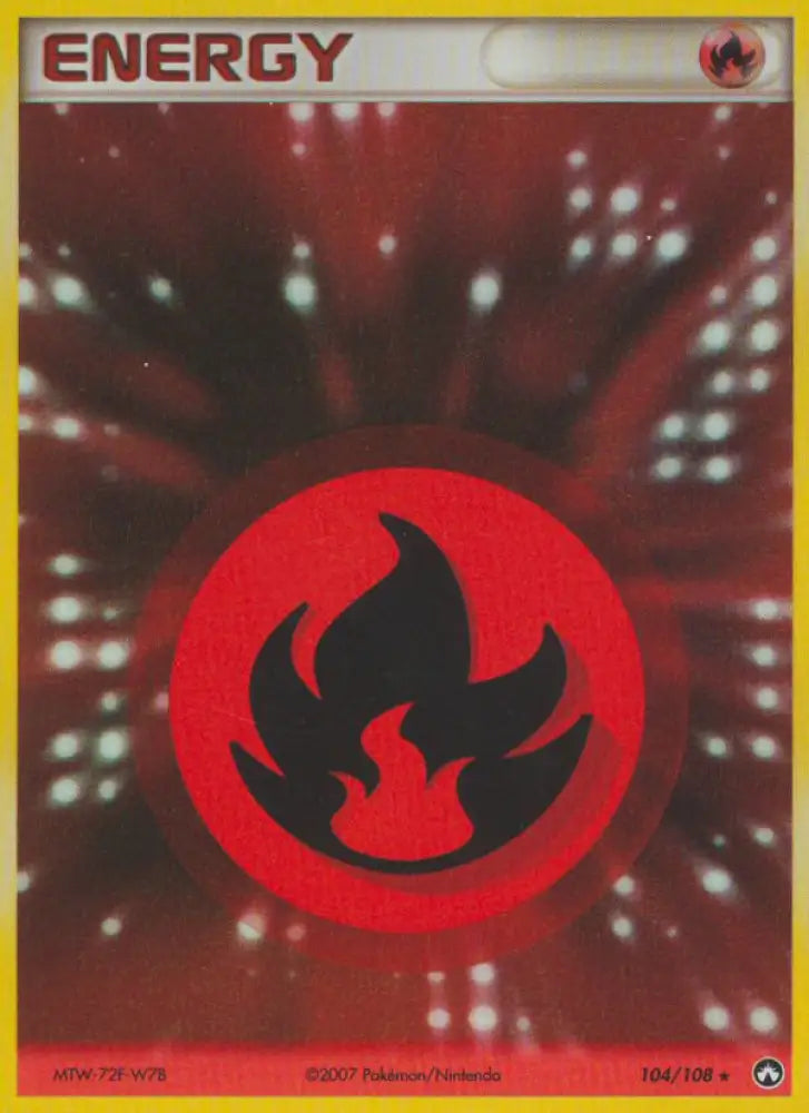 Fire Energy (104/108) [EX: Power Keepers] - Pokemon Single