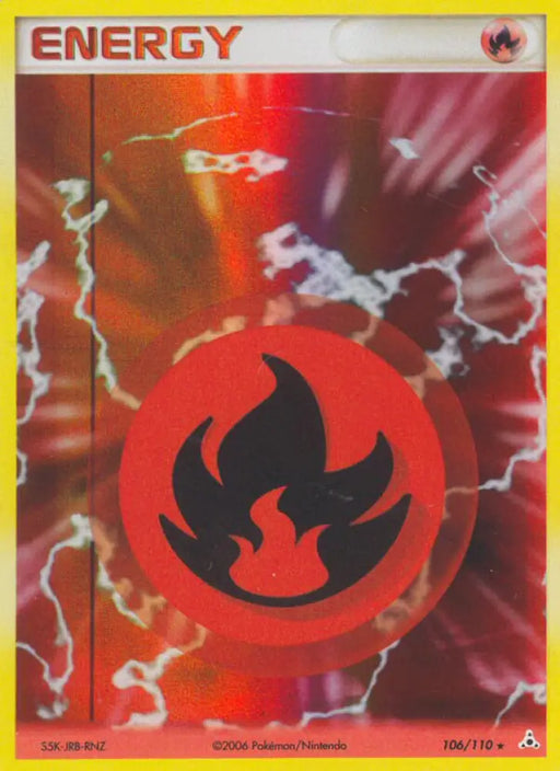 Fire Energy (106/110) [EX: Holon Phantoms] - Pokemon Single