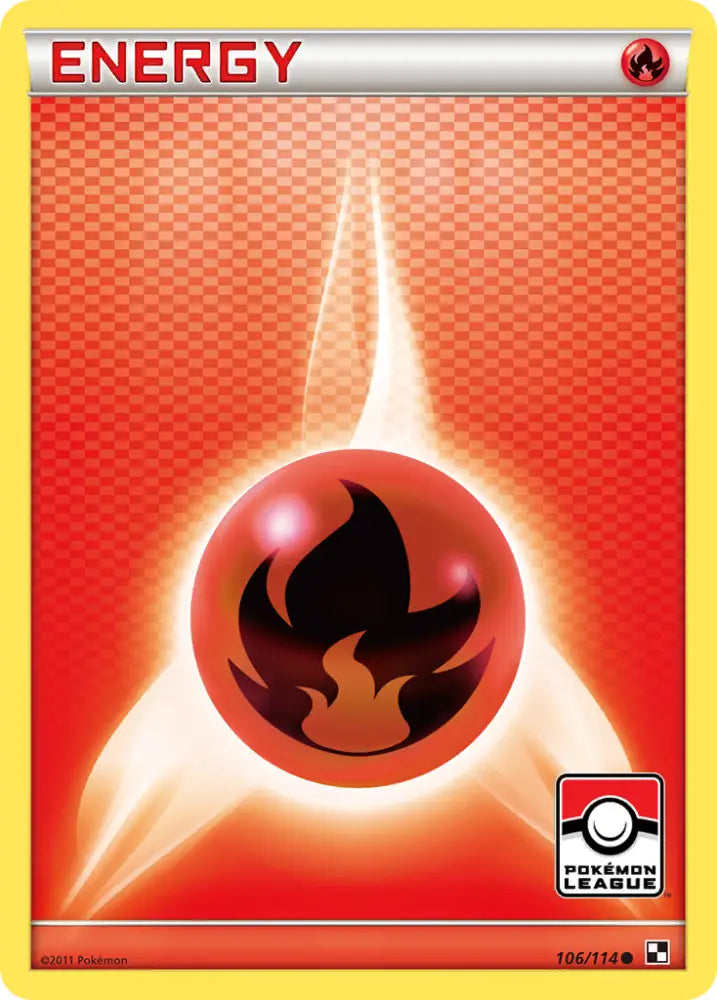 Fire Energy (106/114) [Black & White: Base Set] - Pokemon Single