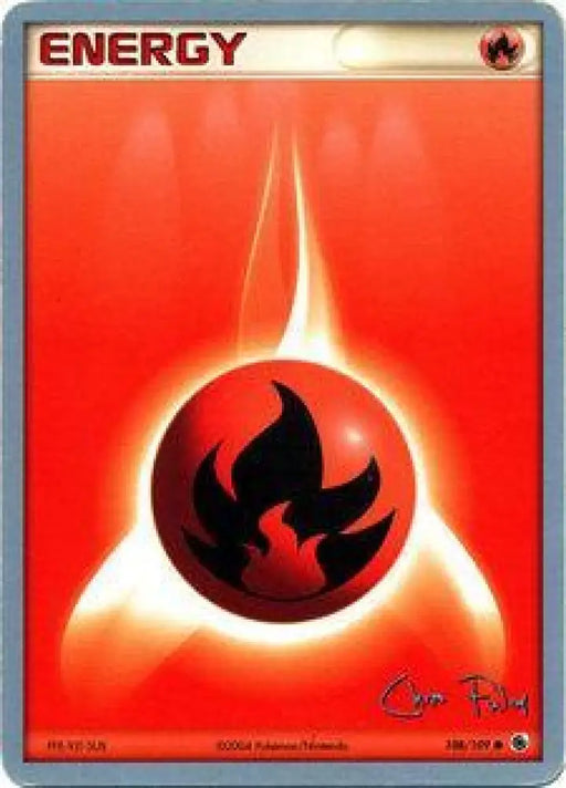 Fire Energy (108/109) (Blaziken Tech - Chris Fulop) [World Championships 2004] - Pokemon Single