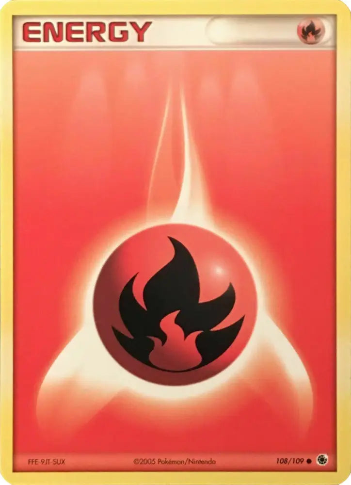 Fire Energy (108/109) [EX: Battle Stadium] - Pokemon Single