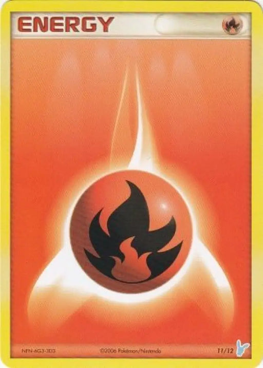 Fire Energy (11/12) [EX: Trainer Kit 2 - Minun] - Pokemon Single