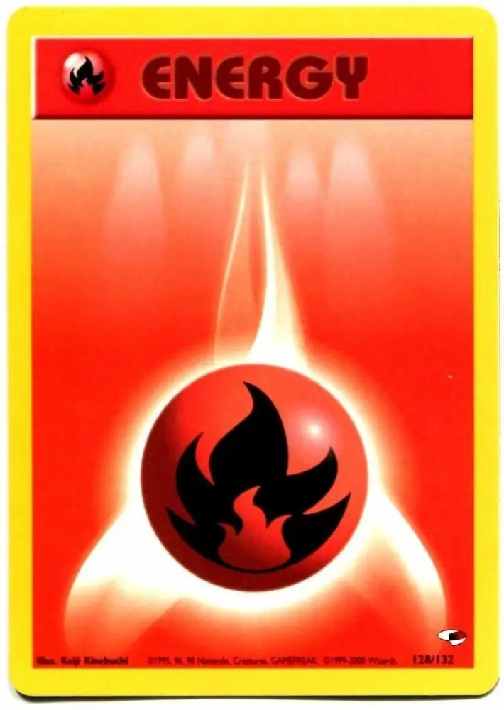 Fire Energy (128/132) [Gym Heroes Unlimited] - Pokemon Single