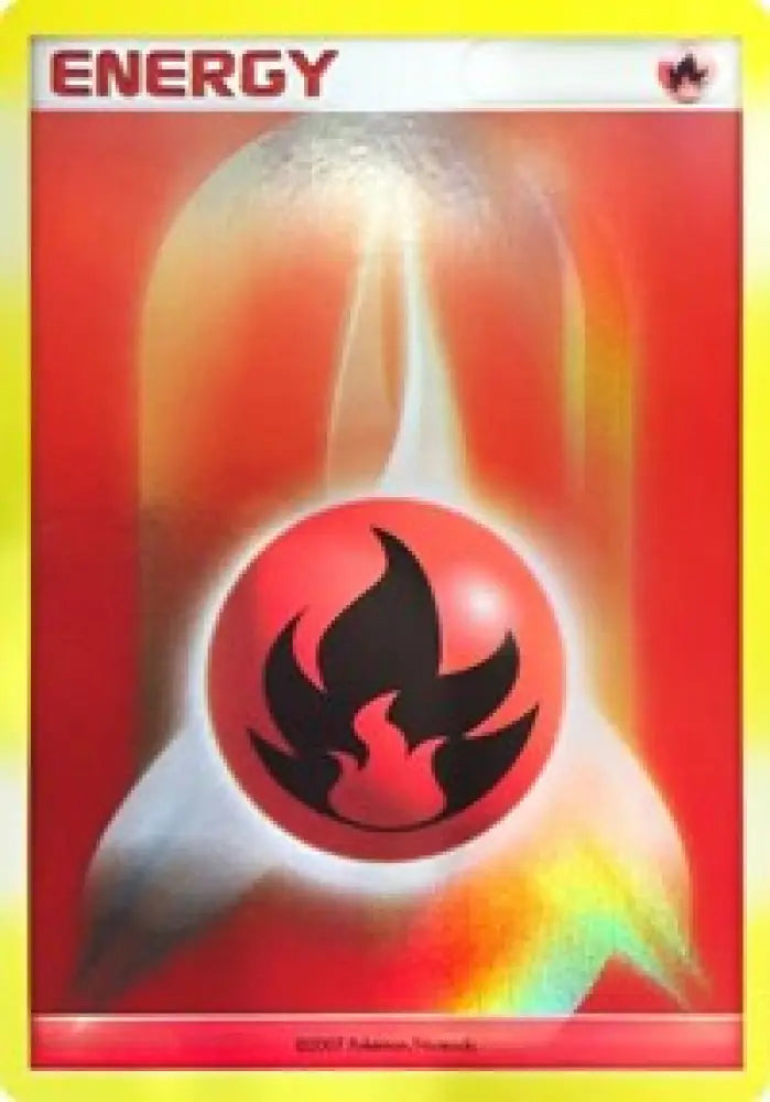 Fire Energy (2007 2008 League Promo) [League & Championship Cards] - Pokemon Single