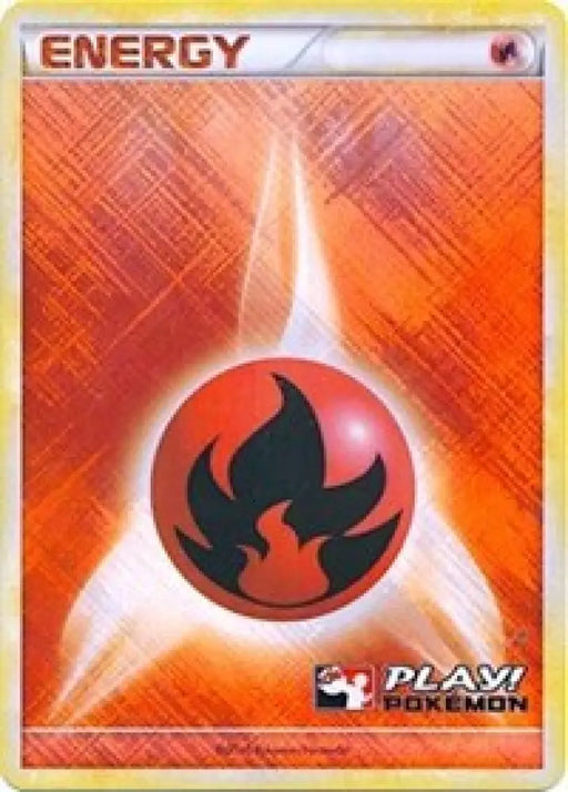 Fire Energy (2010 Play Pokemon Promo) [League & Championship Cards] - Pokemon Single