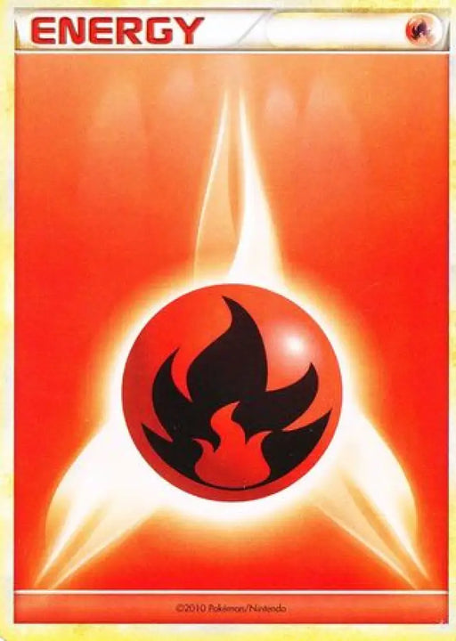 Fire Energy (2010 Unnumbered HGSS Style) [League & Championship Cards] - Pokemon Single