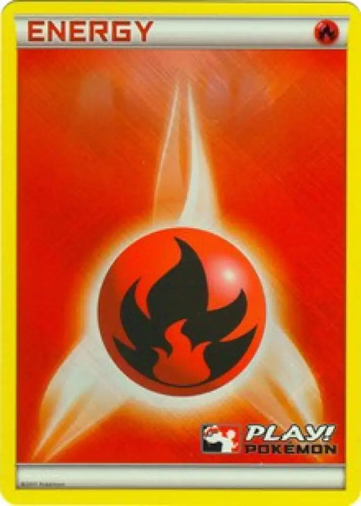 Fire Energy (2011 Play Pokemon Promo) [League & Championship Cards] - Pokemon Single
