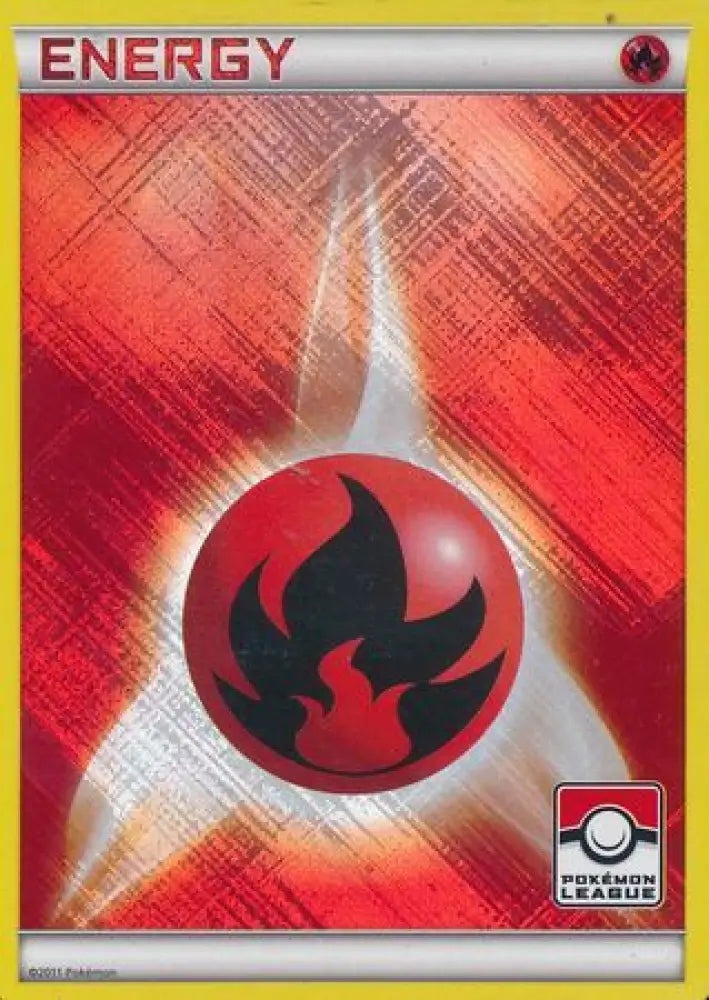 Fire Energy (2011 Pokemon League Promo) [League & Championship Cards] - Pokemon Single