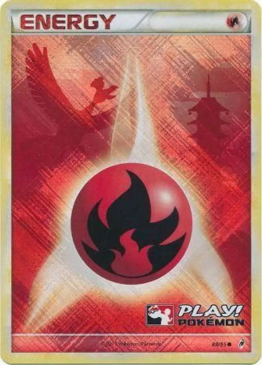 Fire Energy (89/95) (Play Pokemon Promo) [HeartGold & SoulSilver: Call of Legends] - Pokemon Single