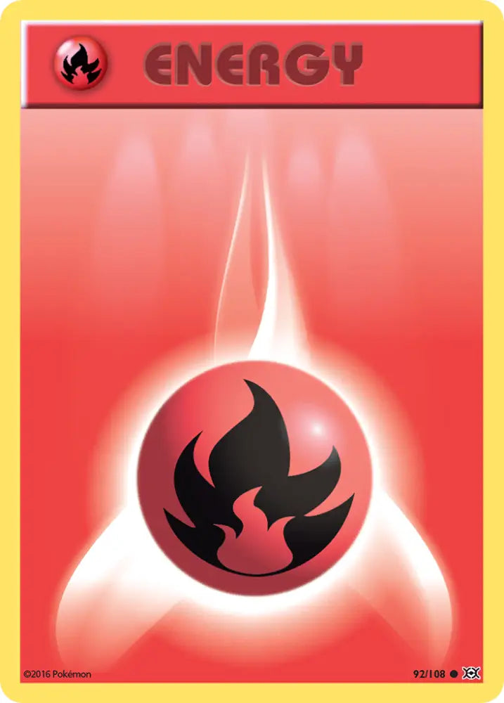 Fire Energy (92/108) [XY: Evolutions] - Pokemon Single