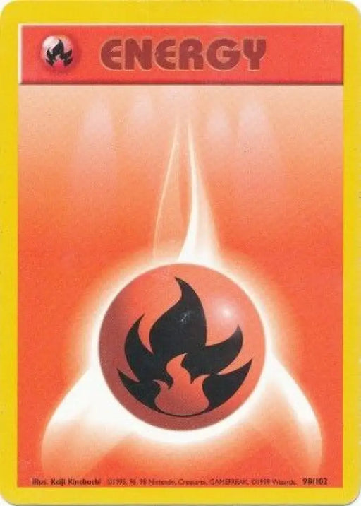 Fire Energy (98/102) [Base Set Unlimited] - Pokemon Single