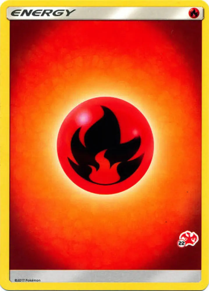 Fire Energy (Charizard Stamp #22) [Battle Academy 2020] - Pokemon Single