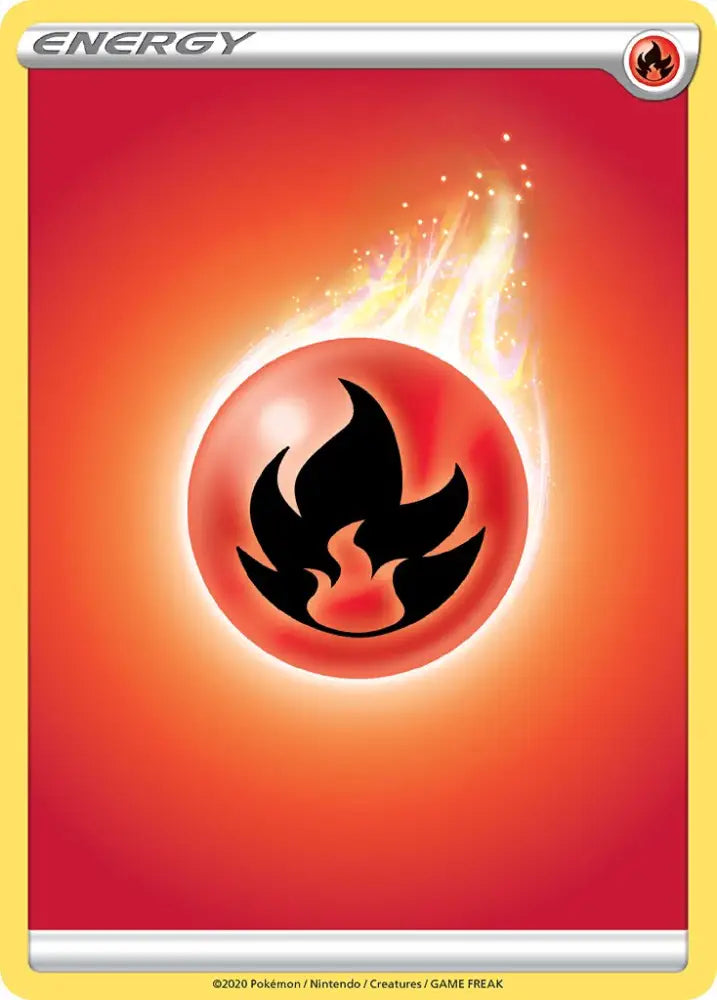 Fire Energy [Sword & Shield: Base Set] - Pokemon Single