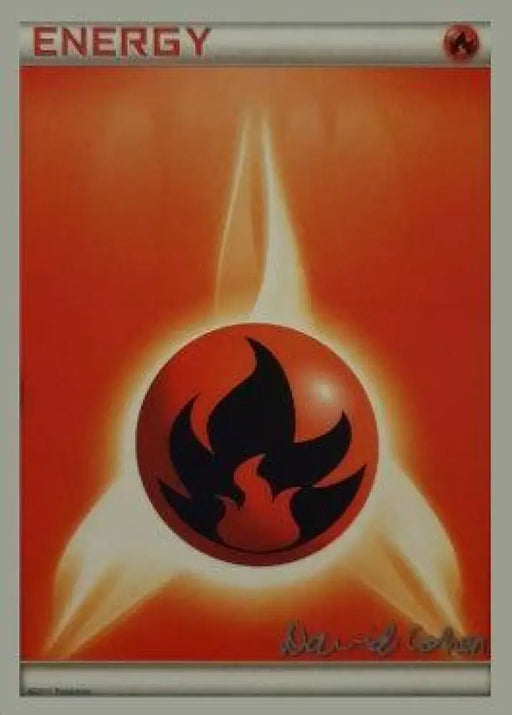 Fire Energy (Twinboar - David Cohen) [World Championships 2011] - Pokemon Single