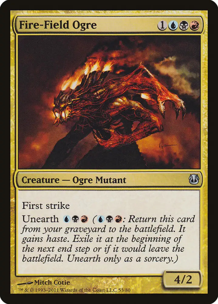 Fire-Field Ogre [Duel Decks: Ajani vs. Nicol Bolas] - MTG Single